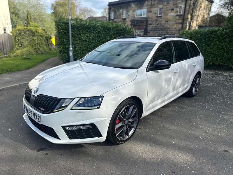 Used Skoda Octavia vRS 2020 White Estate
