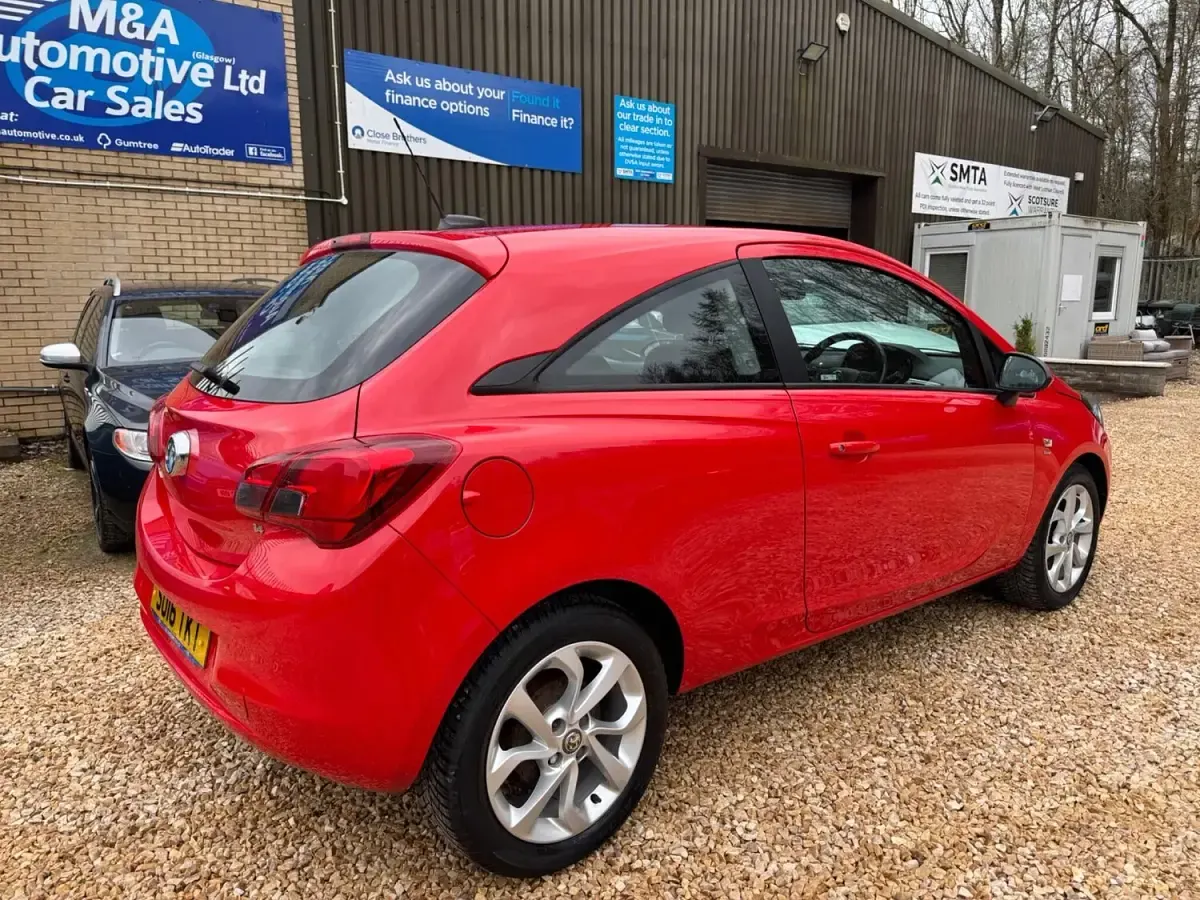 Used Vauxhall Corsa 75 HP (55 kW) 2016 Red Hatchback
