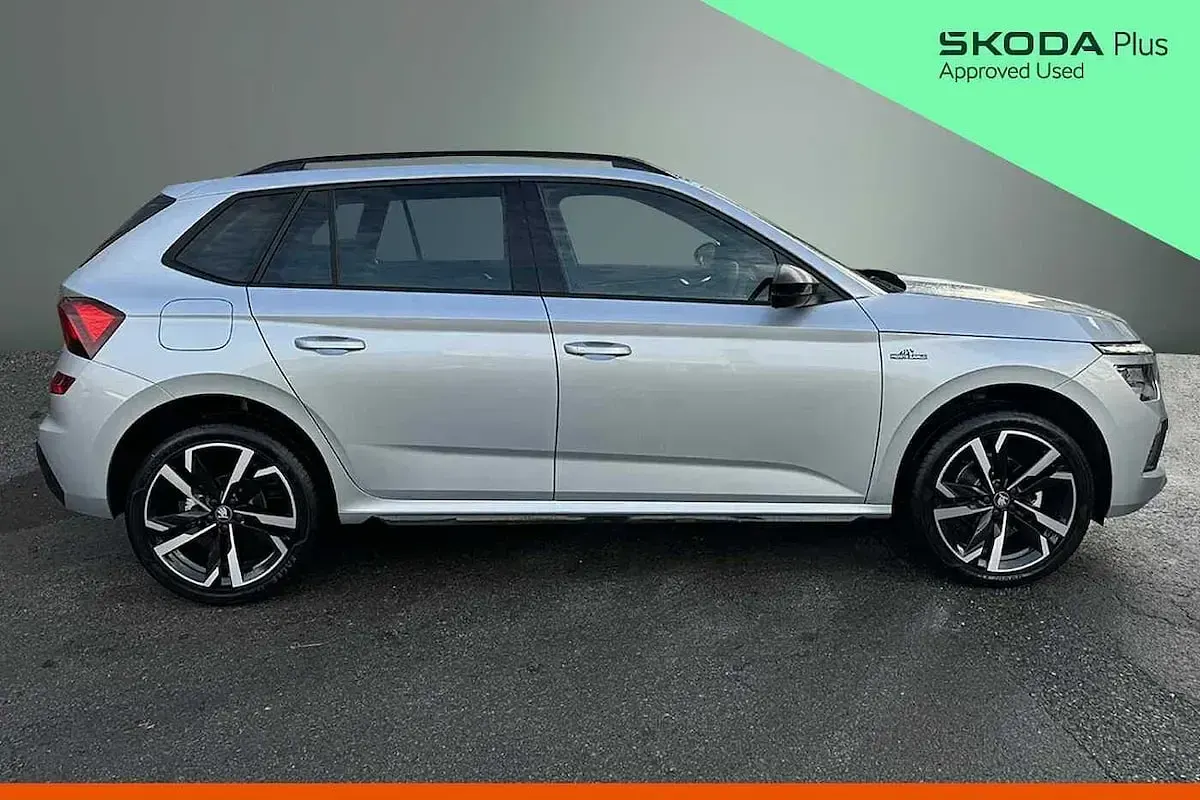 Used Skoda Kamiq Monte Carlo 110 HP (80 kW) 2025 Brilliant silver metallic SUV
