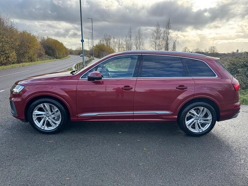 Usado Audi Q7 S-Line 282 CV (207 kW) 2020 Rojo SUV