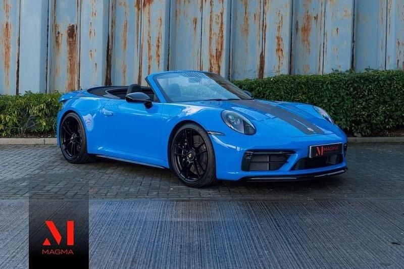 Blue Used 2022 Porsche 911 Carrera 4 Cabriolet Cabriolet | £112,995 - Image 1/4