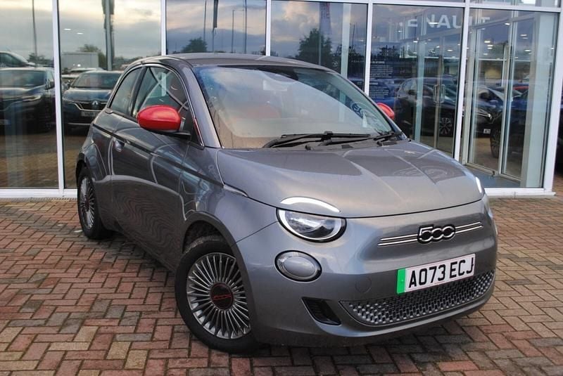 Used Fiat 500e Red 86 kW (118 HP) 2023 Grey Hatchback