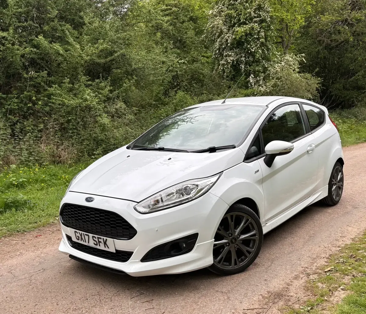 Used Ford Fiesta ST-Line 100 HP (73 kW) 2017 White Hatchback