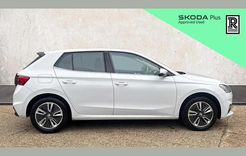 Used Skoda Fabia SE L 110 HP (80 kW) 2023 White Hatchback