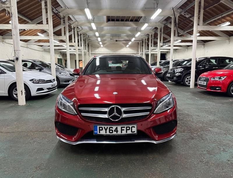 Used Mercedes C250 AMG Line Premium 2014 Red Sedan