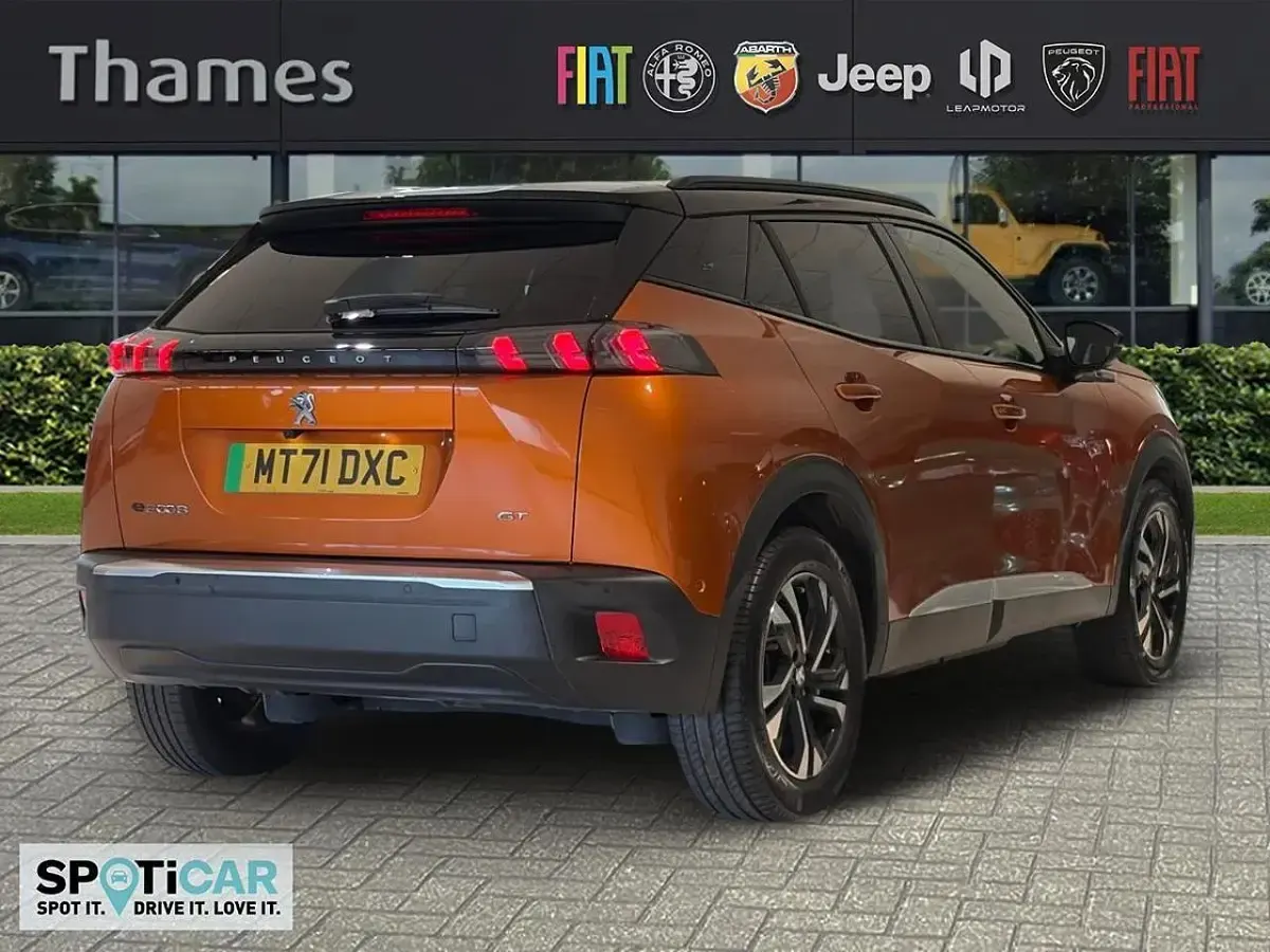 Used Peugeot e-2008 GT 98 kW (134 HP) 2021 Orange SUV