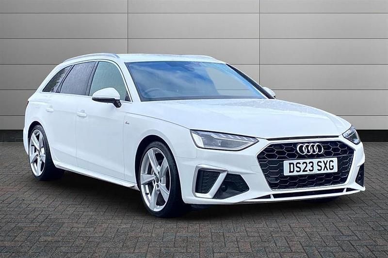 White Used 2023 Audi A4 S-Line Estate | £28,195 (Expensive) - Image 1/4