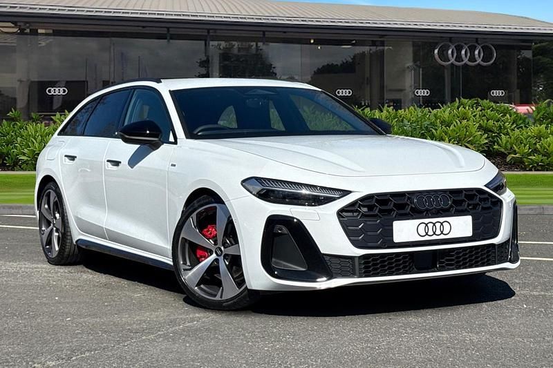 New Audi A5 Advanced 2025 White Coupe