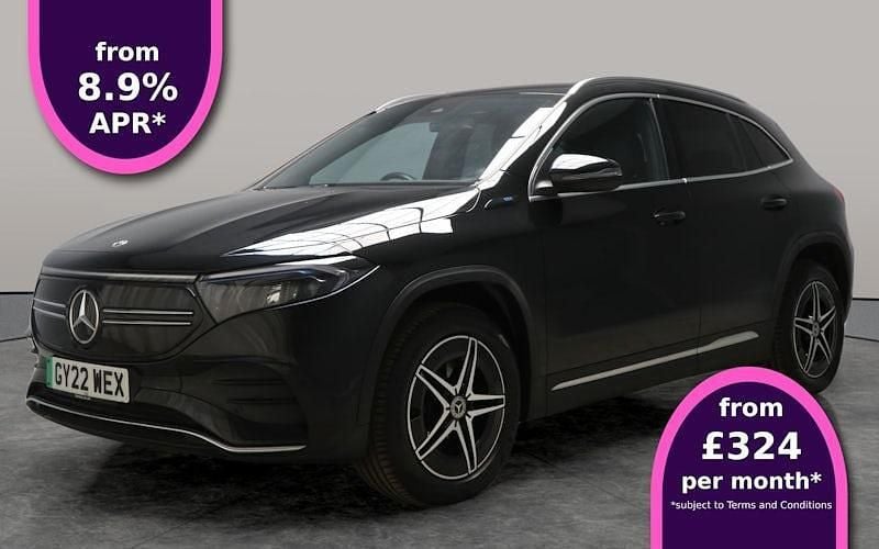 Black Used 2022 Mercedes EQA250 AMG line SUV | £21,969 (Fair price) - Image 1/3