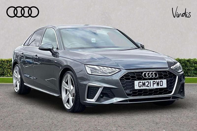 Grey Used 2021 Audi A4 S-Line Sedan | £19,990 (Fair price) - Image 1/4