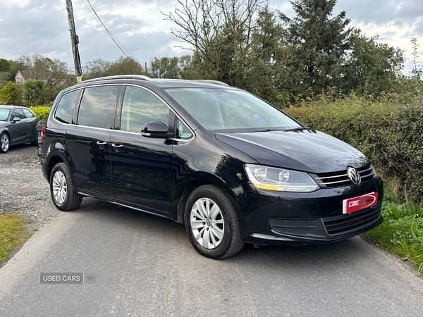 Black Used 2017 VW Sharan SE MPV | £12,990 (A bit pricey) - Image 1/4