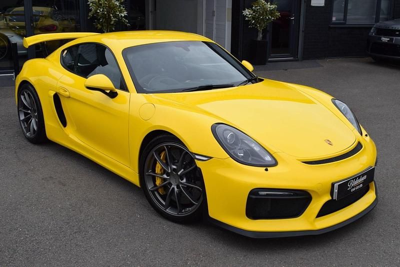 Used Porsche Cayman GT4 2015 Yellow Coupe