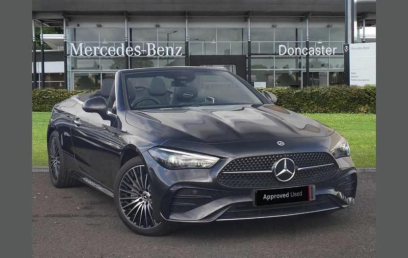 Grey Used 2025 Mercedes CLE300 AMG Line Premium Cabriolet | £52,995 (Fair price) - Image 1/4