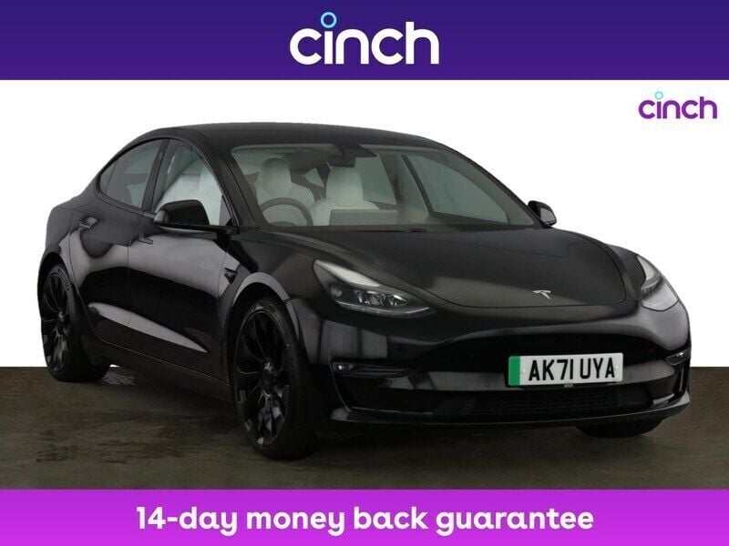 Black Used 2021 Tesla Model 3 Performance Sedan | £22,799 (Fair price) - Image 1/3