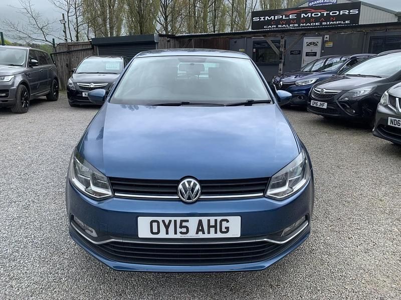 Used VW Polo SE 60 HP (44 kW) 2015 Blue Hatchback