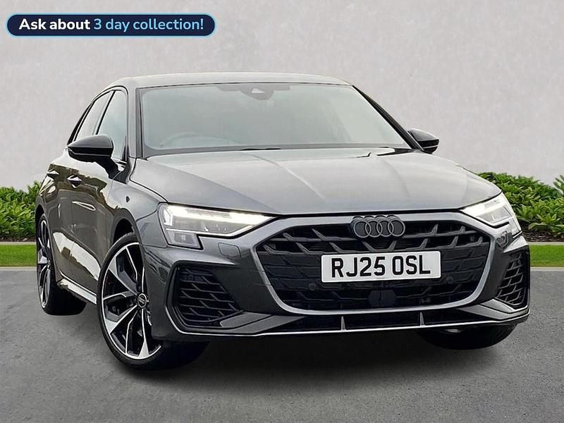 Grey Used 2025 Audi S3 Sportback Black Edition Hatchback | £39,254 (Super price) - Image 1/2
