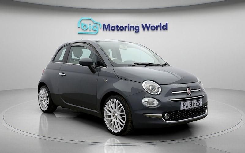 Used Fiat 500 Lounge 69 HP (50 kW) 2019 Grey Hatchback