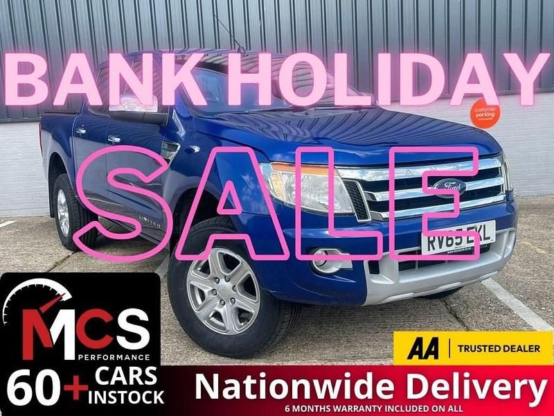 Blue Used 2015 Ford Ranger Limited Pickup | £9,500 (Fair price) - Image 1/4