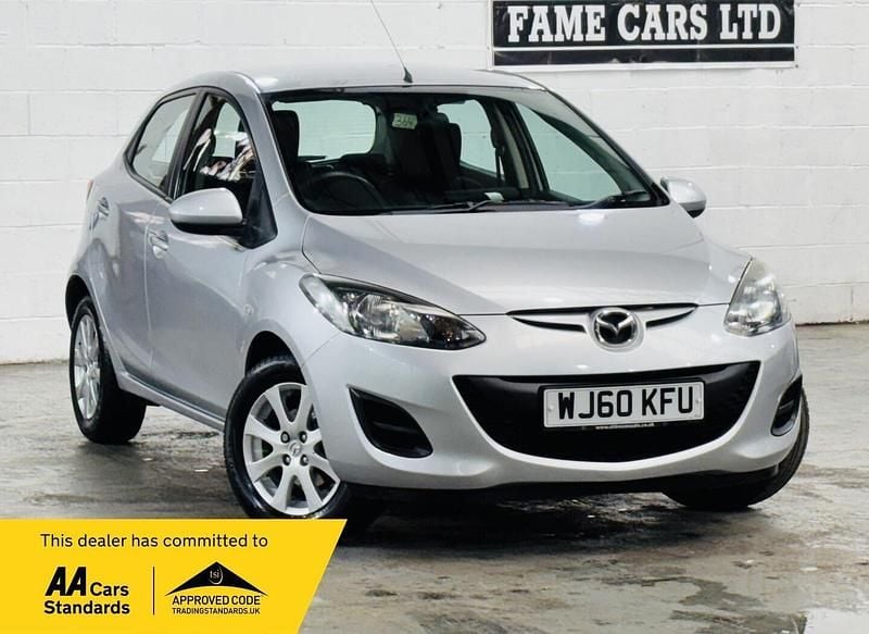 Silver Used 2010 Mazda 2 Hatchback | £3,500 (Fair price) - Image 1/3