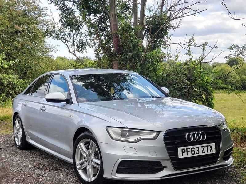 Silver Used 2014 Audi A6 S-Line Sedan | £9,295 (Good price) - Image 1/4