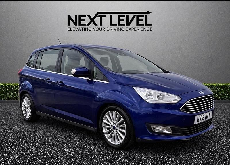 Used Ford Grand C-Max Titanium 2018 Blue MPV