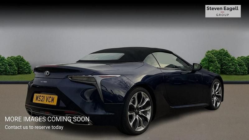 Used Lexus LC 500 Sport Line 2021 Blue Cabriolet