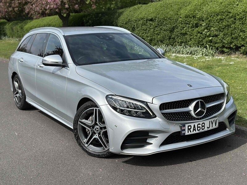 Silver Used 2019 Mercedes C200 AMG line Estate | £10,990 (Fair price) - Image 1/4
