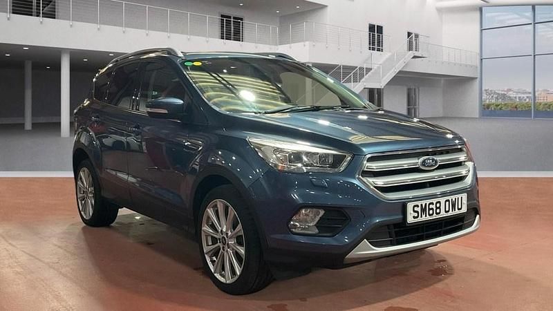 Used Ford Kuga Titanium X 2019 Chrome blue SUV