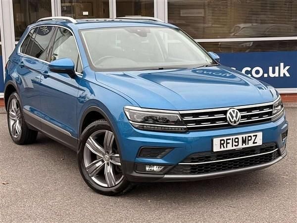 Blue Used 2019 VW Tiguan SEL SUV | £16,995 (Good price) - Image 1/3