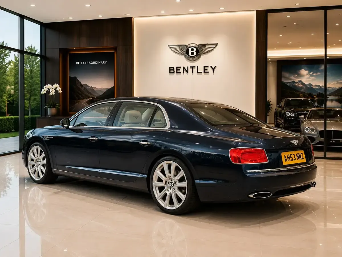 Used Bentley Flying Spur Mulliner 625 HP (459 kW) 2014 Blue Sedan