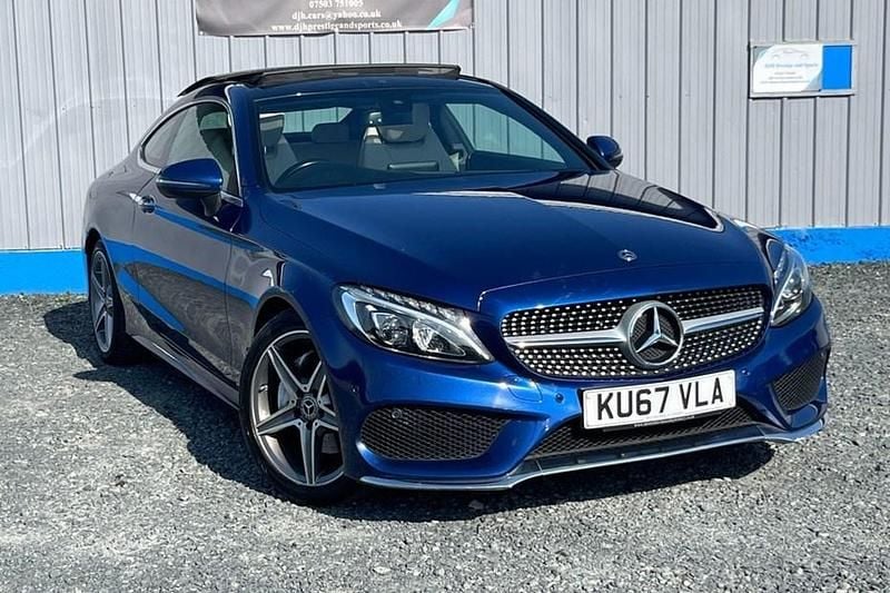 Blue Used 2017 Mercedes C200 AMG Line Premium Coupe | £14,989 (Fair price) - Image 1/1
