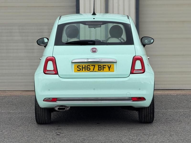 Used Fiat 500 Lounge 69 HP (50 kW) 2017 Green Hatchback