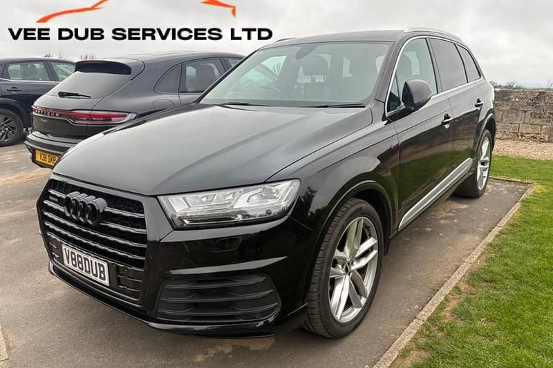 Used Audi Q7 S-Line 218 HP (160 kW) 2017 Black SUV