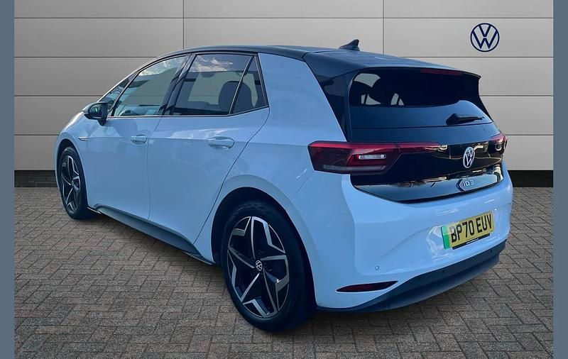 Used VW ID.3 Pro Performance 150 kW (204 HP) 2020 White Hatchback