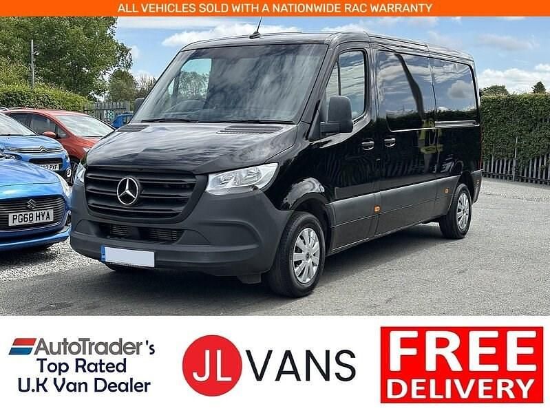 Black Used 2021 Mercedes Sprinter Progressive Van | £17,975 (Fair price) - Image 1/3