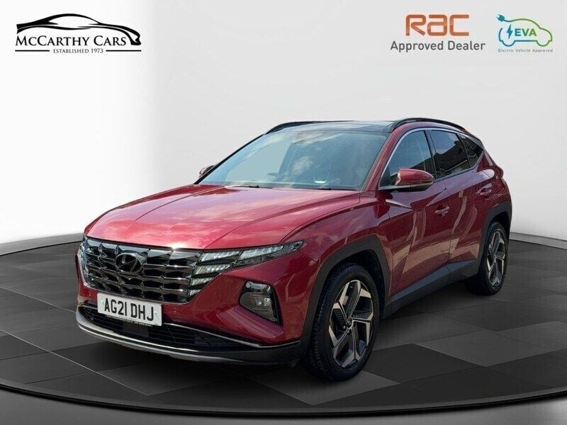 Red Used 2021 Hyundai Tucson Ultimate SUV | £18,295 (Fair price) - Image 1/3