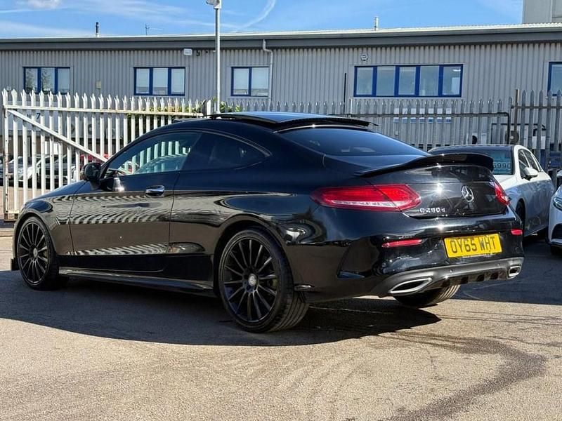 Used Mercedes C250 AMG line 2016 Black Coupe