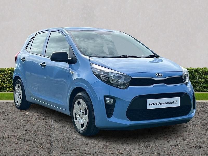 Used Kia Picanto 66 HP (48 kW) 2020 Blue breeze Hatchback