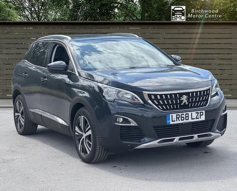 Grey Used 2018 Peugeot 3008 Allure SUV | £9,495 (Fair price) - Image 1/2