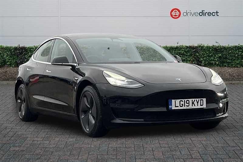 Black Used 2019 Tesla Model 3 Long Range AWD Sedan | £14,168 (Fair price) - Image 1/4