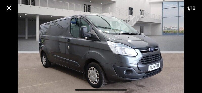 Grey Used 2015 Ford Transit Custom Trend Van | £6,495 (Good price) - Image 1/4