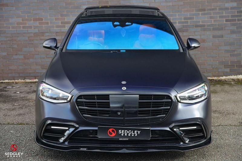 Used Mercedes S500L AMG line 500 HP (367 kW) 2022 Blue Sedan