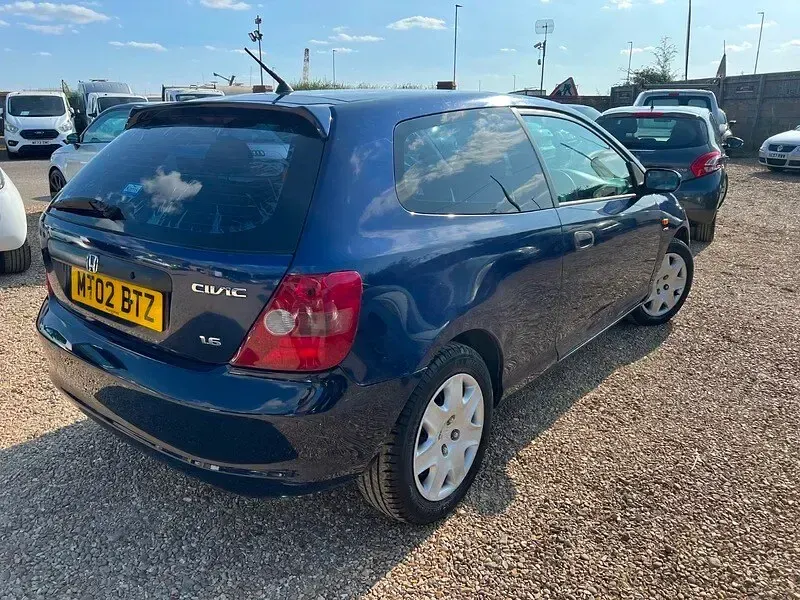 Used Honda Civic S 2002 Blue Hatchback