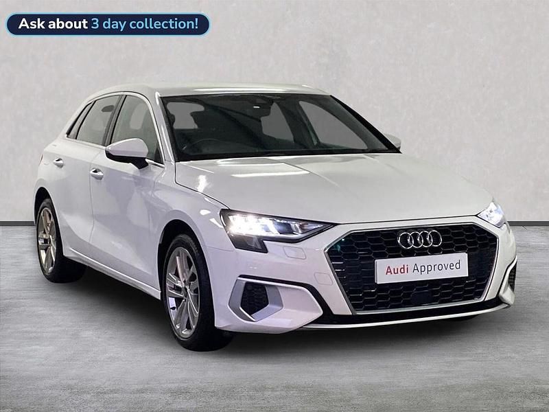 White Used 2023 Audi A3 Sport Hatchback | £19,067 (Super price) - Image 1/2