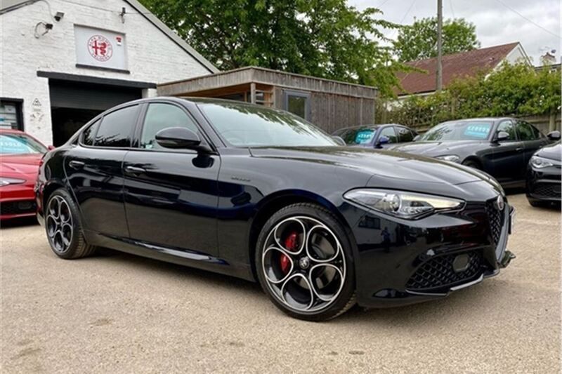 Black Used 2022 Alfa Romeo Giulia Veloce Sedan | £24,995 (A bit pricey) - Image 1/4
