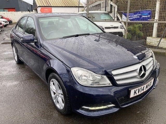 Begagnad Mercedes C180 Executive 2014 Blå Sedan