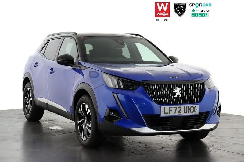 Blue Used 2022 Peugeot 2008 GT SUV | £17,349 (Fair price) - Image 1/3
