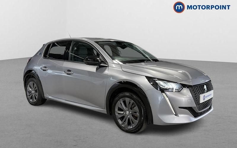 Grey Used 2022 Peugeot e-208 Allure Premium Hatchback | £12,299 (Fair price) - Image 1/4