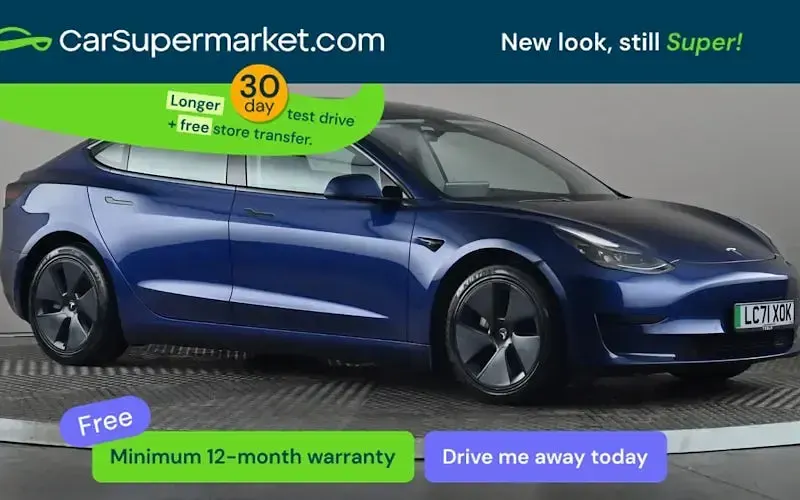 Usado Tesla Model 3 Standard Range 208 kW (283 HP) 2021 Sedan