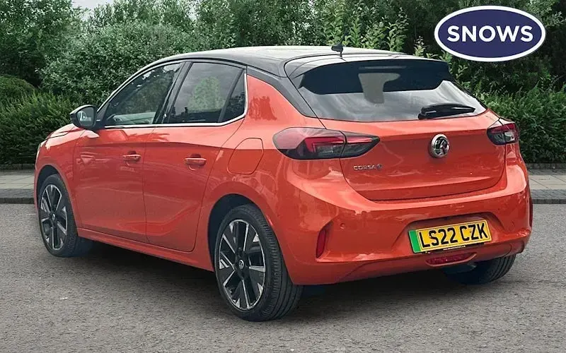 Used Vauxhall Corsa-e Elite 100 kW (136 HP) 2022 Orange Hatchback